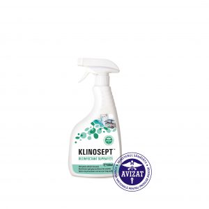 KLINOSEPT™ - Dezinfectant rapid pentru suprafete RTU - pe baza de acool 500 ml